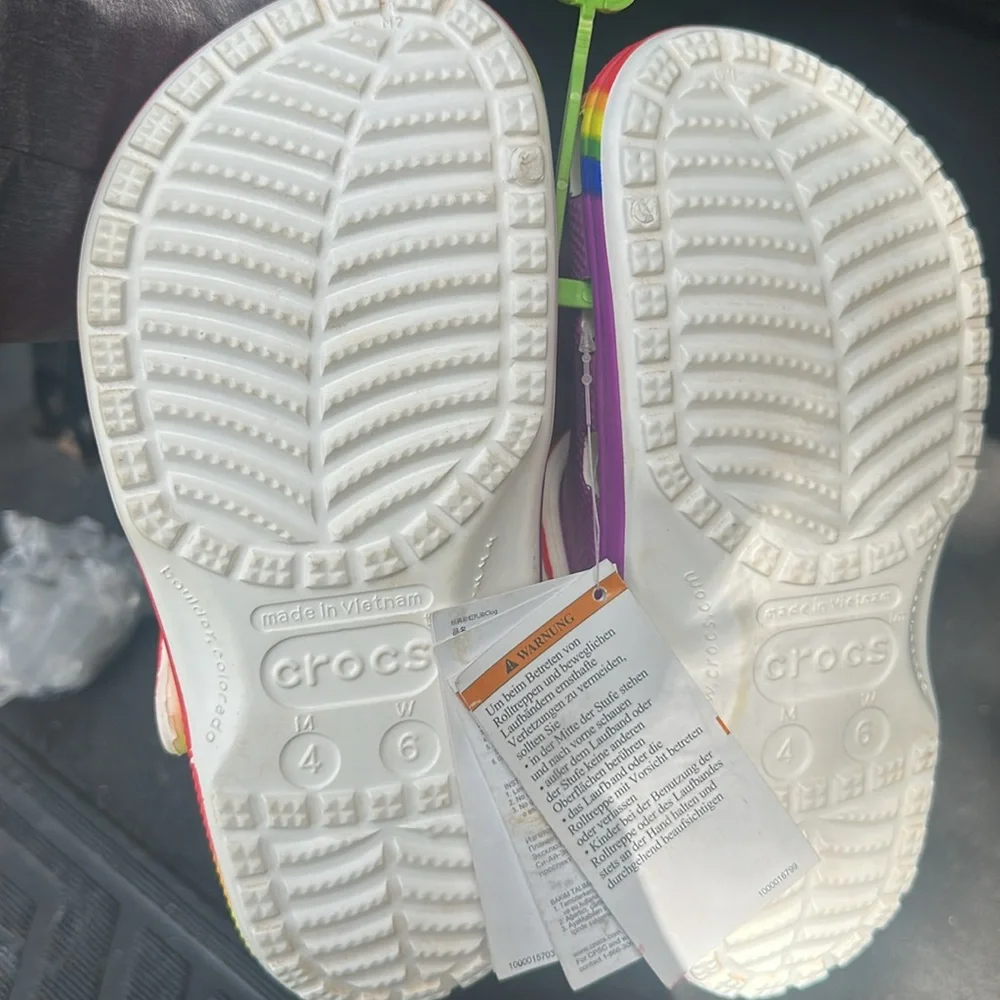 Kids Rainbow Clogs